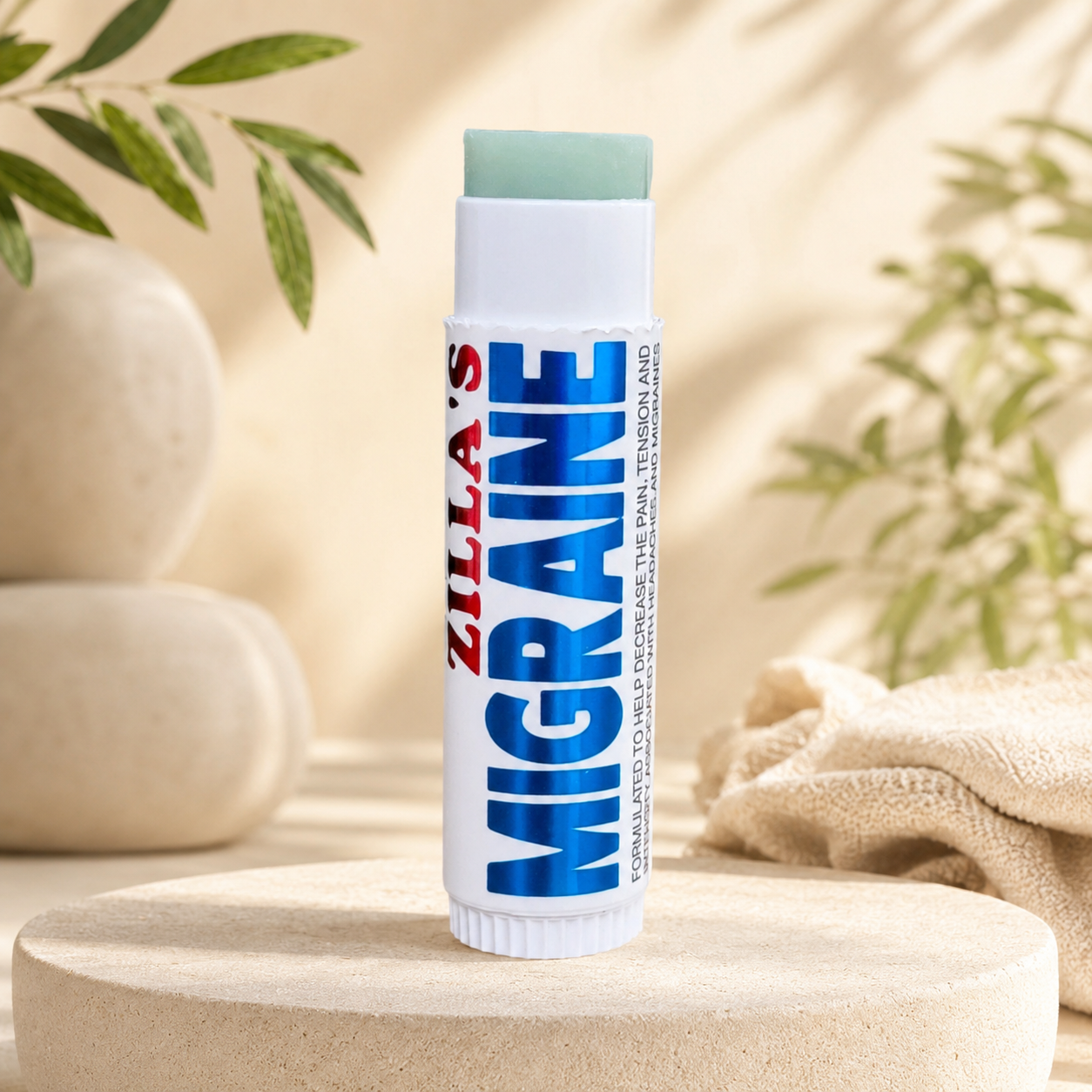 Migraine & Headache CBD+CBG Relief Roll on Stick