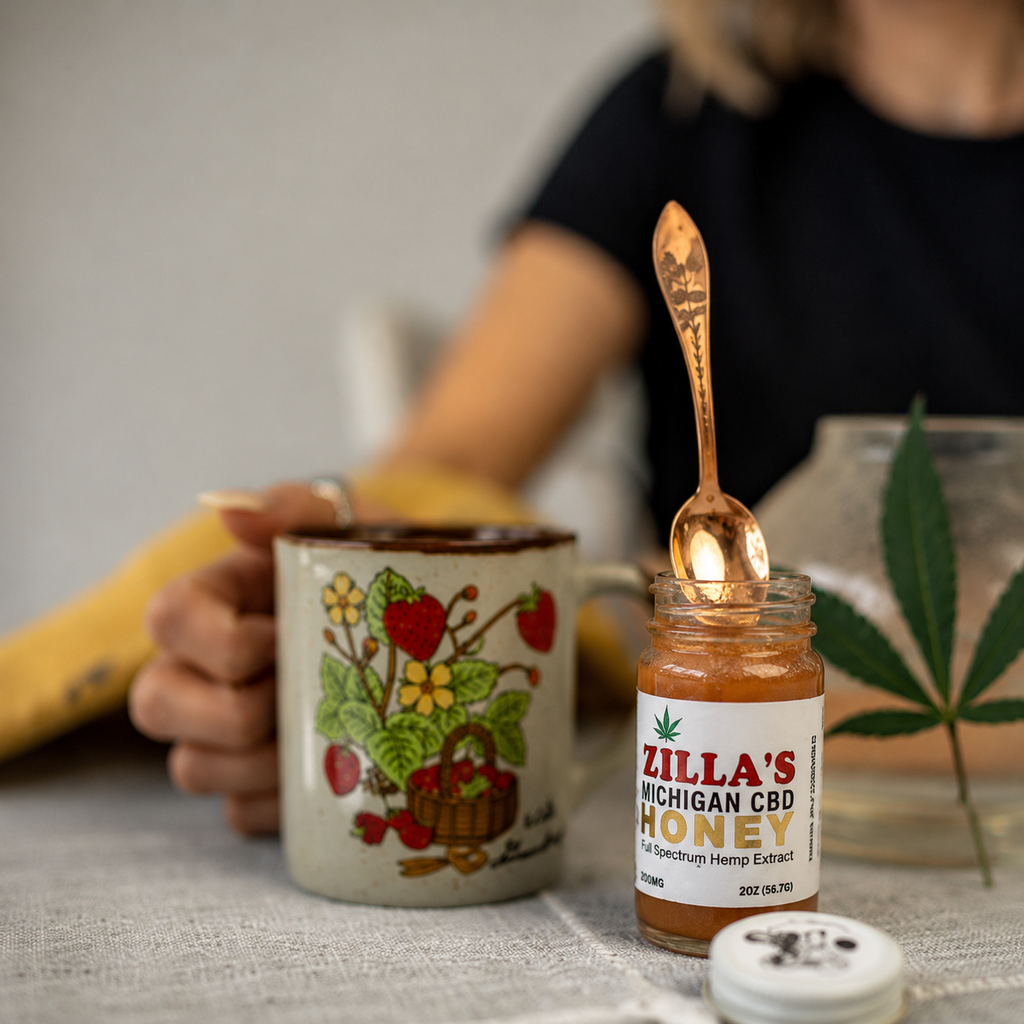 Zilla’s 250MG CBD-Infused RAW Honey – 2 oz